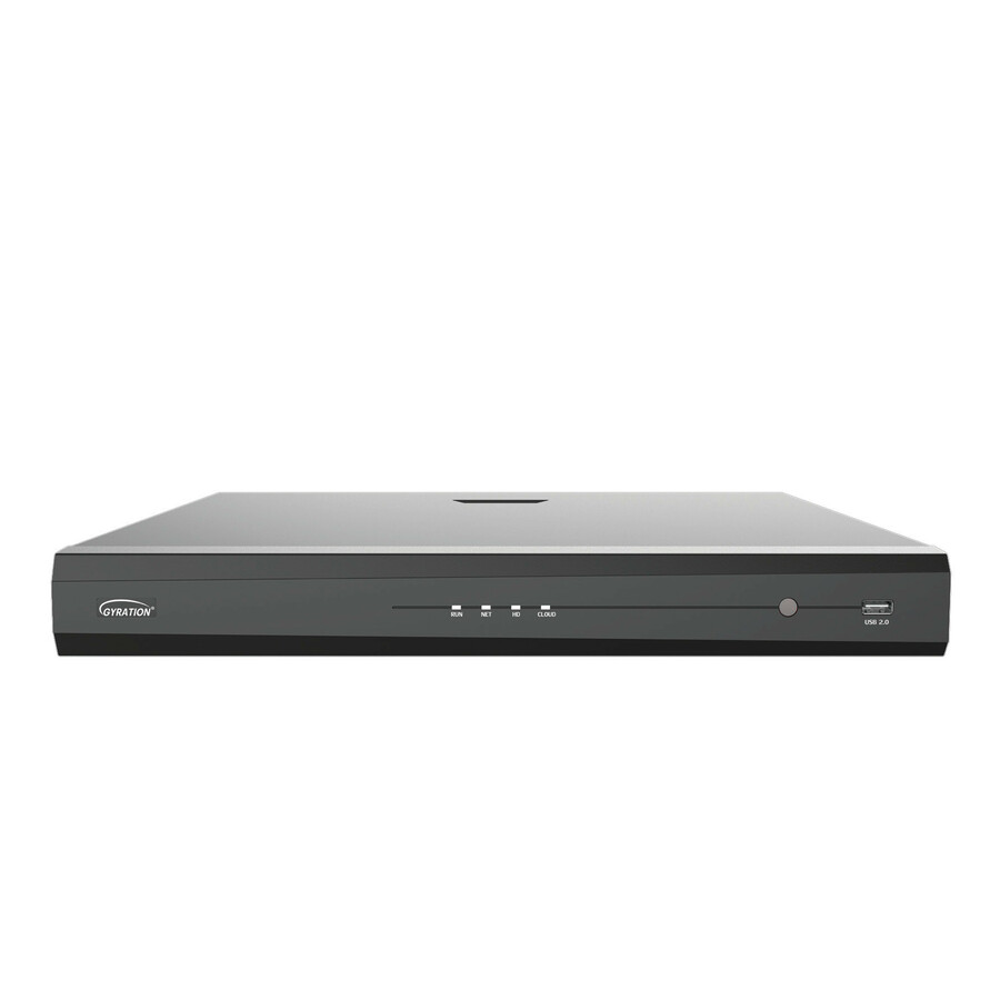 Gyration 16-Channel Network Video Recorder With PoE, TAA-Compliant