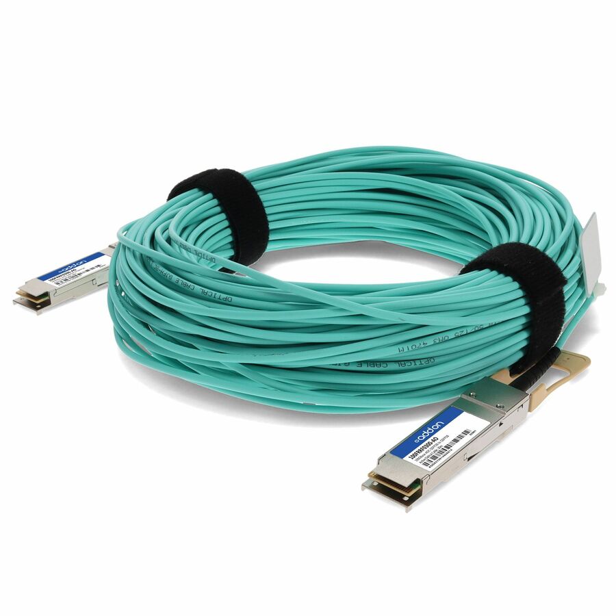 AddOn Intel® 100FRRF0300 Compatible TAA Compliant 100GBase-AOC QSFP28 Omni-Path Architecture Active Optical Cable (850nm, MMF, 30m)