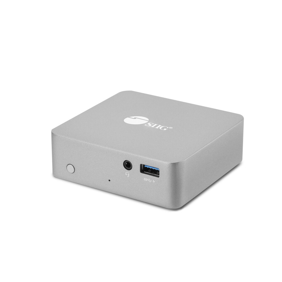 SIIG Aluminum USB-C Mini Docking Station with PD