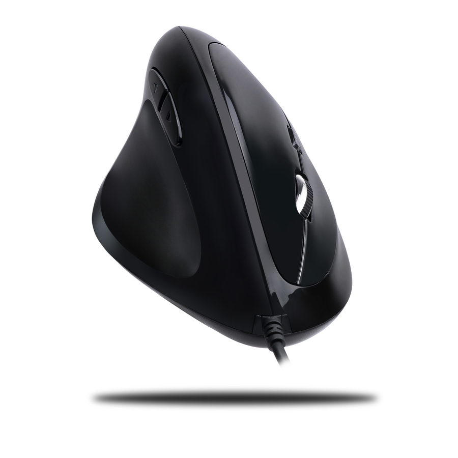 Adesso Programmable Vertical Ergonomic Left-Handed Mouse