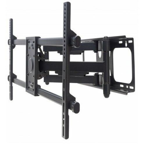 Wall Mount for TV & Monitors (Full Motion), For screens 37" to 75" , VESA compatability: all between 200x200mm and 800x400mm - check the dimensions of the four mounting holes on back of screen to ensure it fits, Max 75kg, Black, Bracket, Lifetime Warranty
