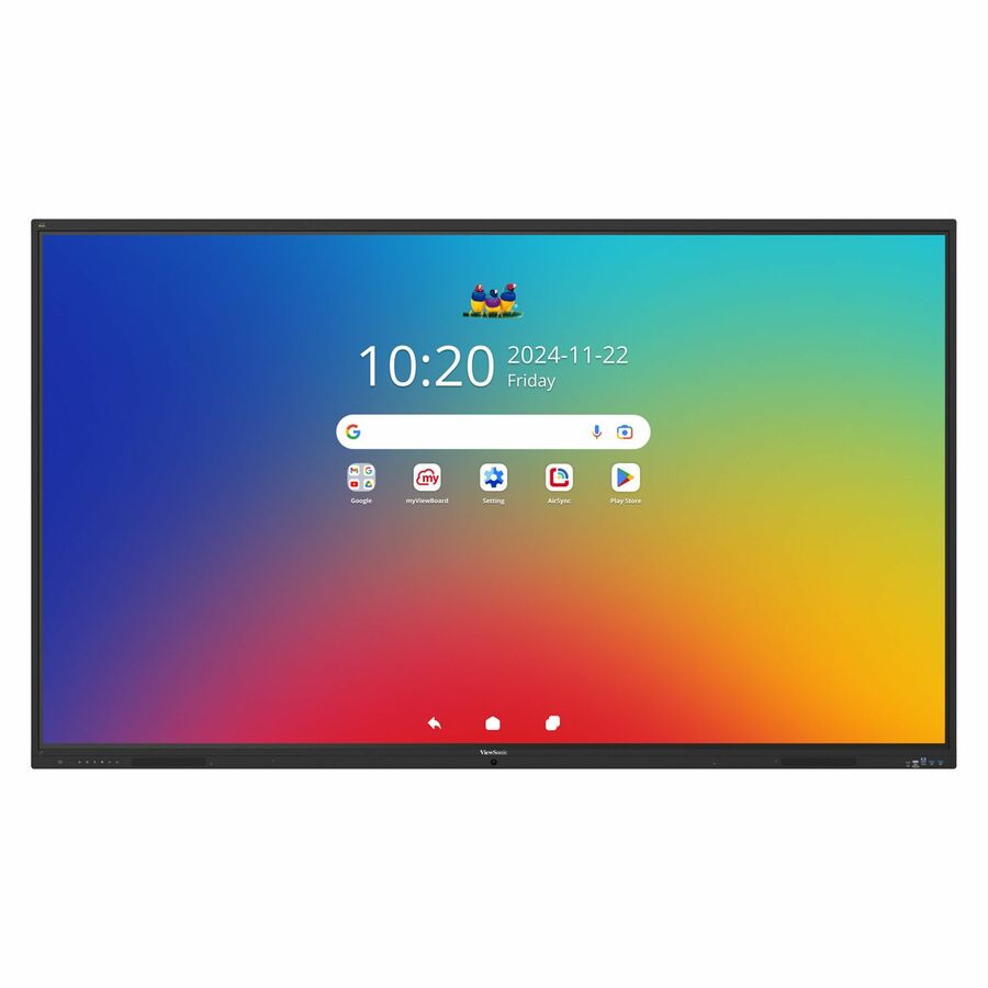 ViewSonic IFP9841 98" 4K UHD Android EDLA ViewBoard Interactive Display, 64-Point Touch, 100W USB-C, Integrated Microphone Array, 55W Soundbar