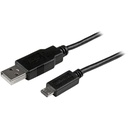 StarTech 3 ft Mobile Charge Sync USB to Slim Micro USB Cable for Smartphones and Tablets - A to Micro B M/M