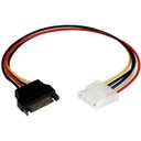 StarTech 12in SATA to LP4 Power Cable Adapter - F/M