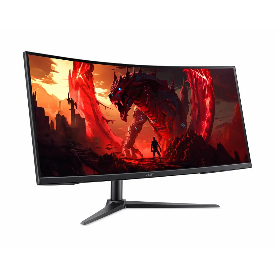 Acer Nitro XZ340CUR J0 34" Class WQHD Gaming LCD Monitor - 21:9 - Black