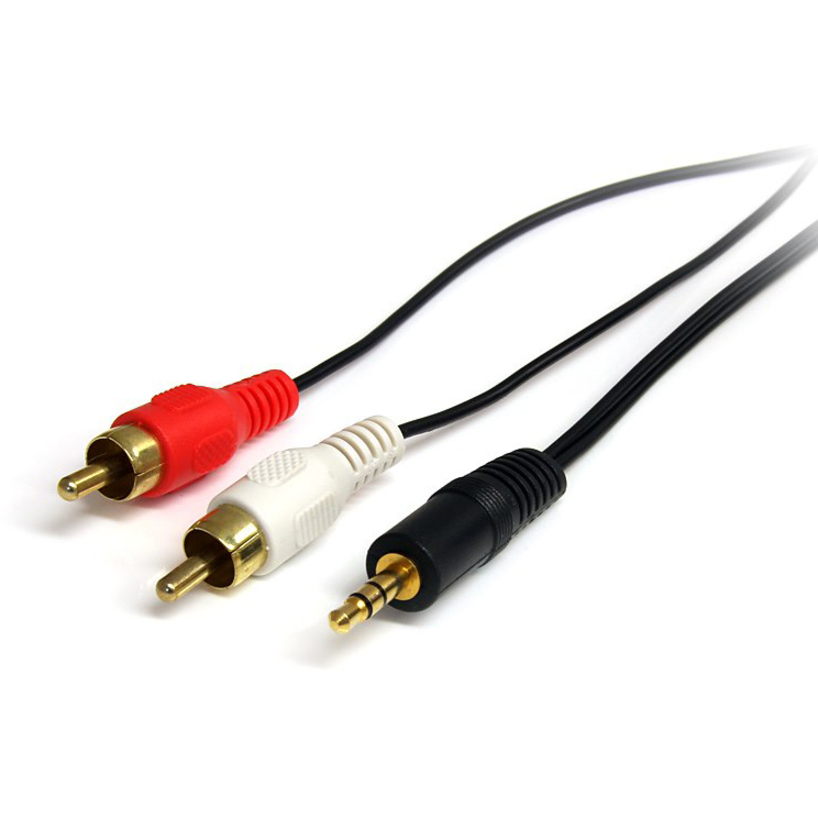StarTech Stereo Audio cable - RCA (M) - mini-phone stereo 3.5 mm (M) - 0.91 m