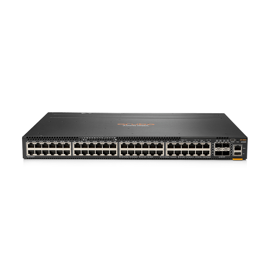 HPE 6300M 48-port 1GbE and 4-port SFP56 Switch