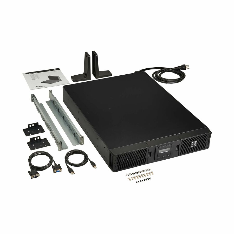 Tripp Lite by Eaton series UPS SmartOnline 2000VA 1800W 120V Double-Conversion Sine Wave UPS - 7 Outlets Extended Run Network Card Option LCD USB DB9 2U Rack/Tower