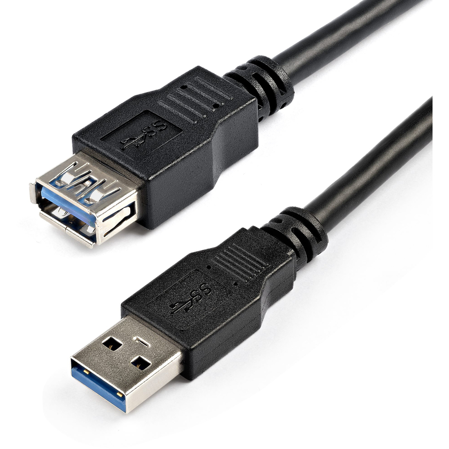 StarTech 2m Black SuperSpeed USB 3.0 (5Gbps) Extension Cable A to A - M/F