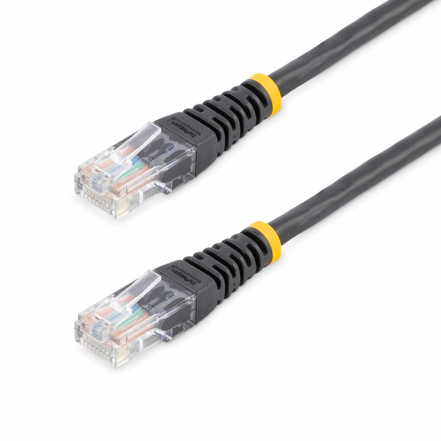 StarTech 10ft Black Molded Cat5e UTP Patch Cable