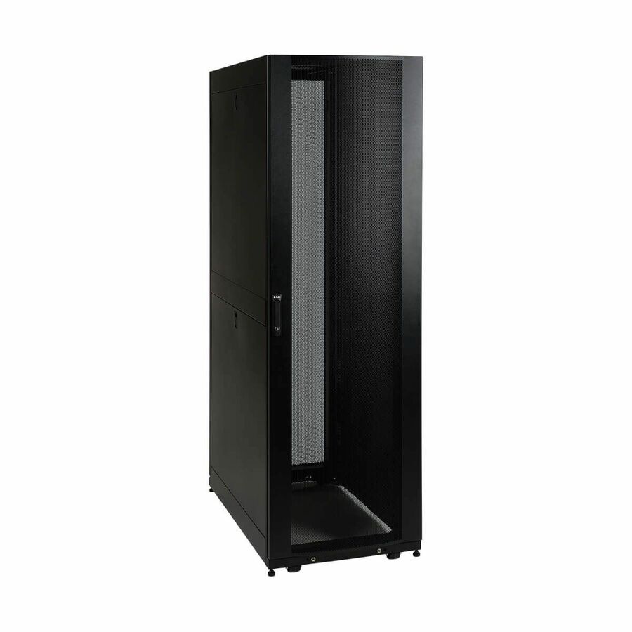 Tripp Lite by Eaton SmartRack 42U Standard-Depth Rack Enclosure Cabinet with Doors and Side Panels