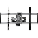 StarTech Full Motion TV Wall Mount, 32"-75" VESA Display, Heavy Duty Articulating Adjustable Large TV Wall Mount Bracket, Silver, TAA