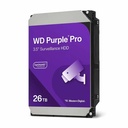 WD Purple Pro WD260PURP 26 TB Hard Drive - 3.5" Internal - SATA - Conventional Magnetic Recording (CMR) Method