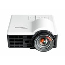 Optoma ML1050STi 3D Ready Short Throw DLP Projector - 16:10 - Portable, Ceiling Mountable - White
