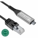 Plugable USB C to Ethernet Cable: USBC to RJ45 Ethernet Cord, Directly Connected LAN Gigabit Network Adapter