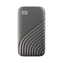WD My Passport WDBAGF0010BGY-WESN 1 TB Portable Solid State Drive - External - Space Gray