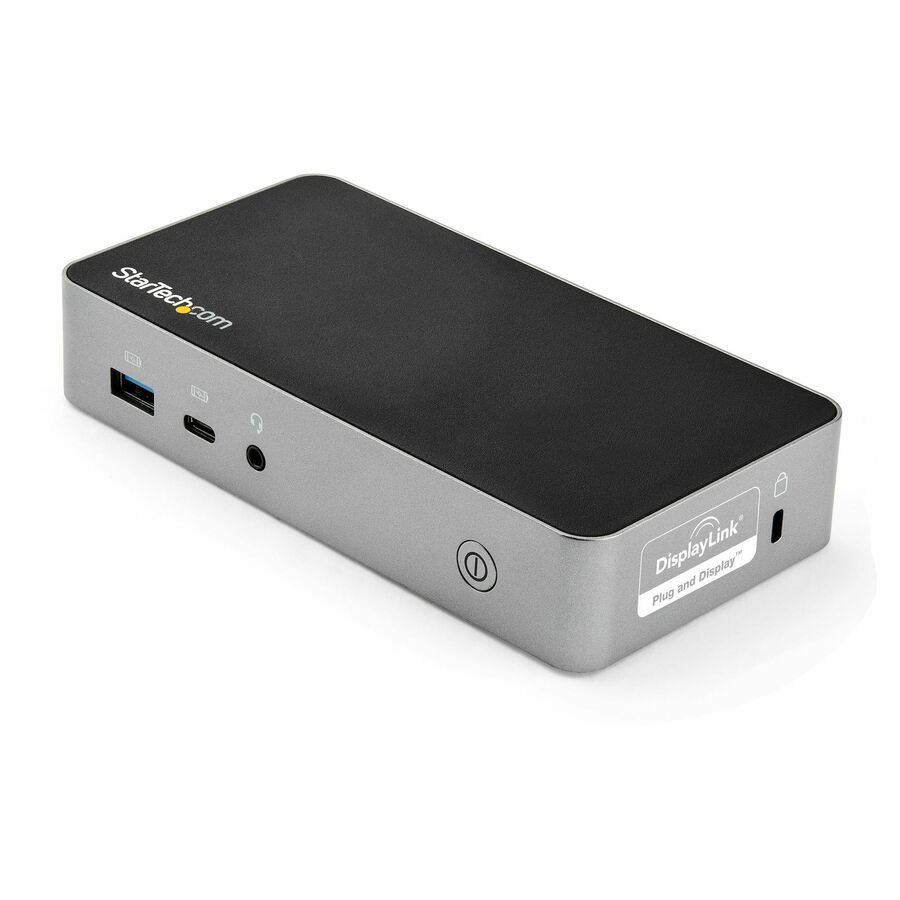 StarTech USB-C Dock - Dual Monitor 1080p HDMI Laptop Docking Station - 65W Power Delivery - 1x USB-C, 3x USB-A, GbE - Mac & Windows