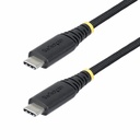 StarTech 3ft (91cm) USB-C Charging Cable, Durable and Ultra-Flexible, 240W (5A) PD EPR, Rugged USB 2.0 Laptop charger Cord, USB-IF