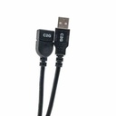 C2G 3ft (0.9m) TAA-Compliant USB 2.0 A Male to A Female Extension Cable