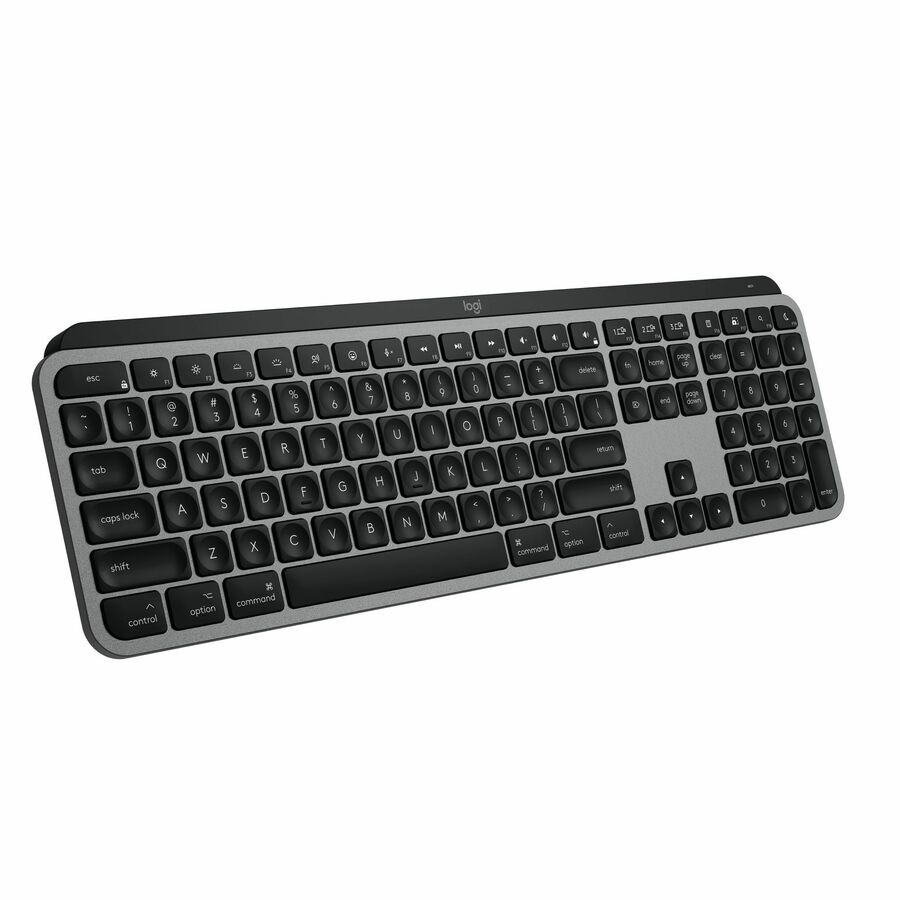 Logitech MX Keys S for Mac, Wireless Keyboard, Fluid, Precise Laptop-Like Typing, Programmable Keys, Backlit, Bluetooth, Space Grey