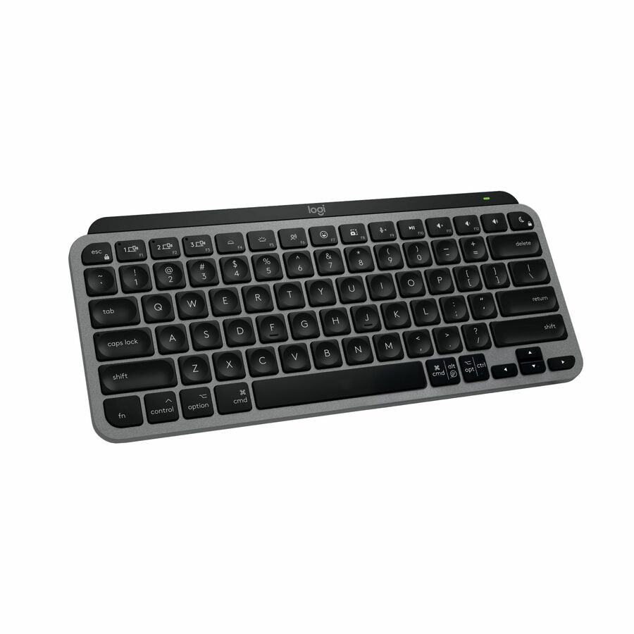 Logitech MX Keys Mini for Mac Minimalist Wireless Keyboard Compact, Bluetooth, Backlit Keys, USB-C, Fast - Space Gray