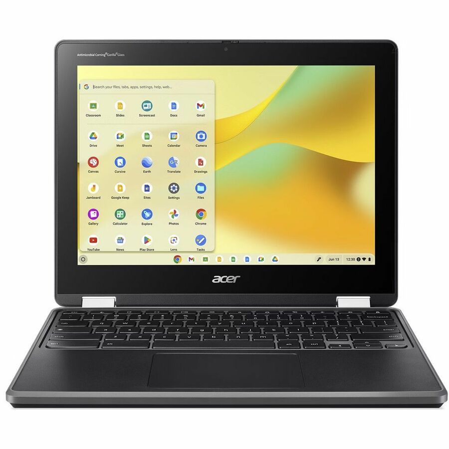 Acer Chromebook Spin 512 R857TN R857TN-P94Y 12.2" Touchscreen Convertible 2 in 1 Chromebook - WUXGA - 60 Hz - Intel N250 - 8 GB - 64 GB Flash Memory - English (US) Keyboard - Black