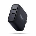 StarTech 37W USB-C & USB-A Wall Charger, Portable Charger with USB Power Delivery Fast Charging, 25W USB-C PD / 12W USB-A Output