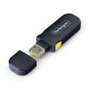 StarTech USB-A Port Blocker Key with 4x Locking USB-A Dust Cover Plugs, Snap-In Reusable Port Protectors for Laptops & Computers