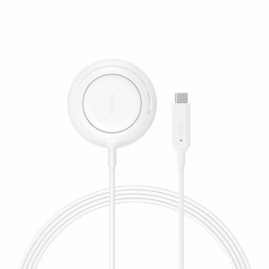 Belkin 25W Compact Wireless Magnetic Charging Stand for Smartphones - Magsafe and Qi2 Compatible - White