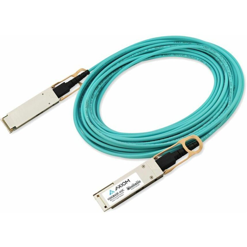 Axiom 100GBASE-AOC QSFP28 Active Optical Cable HP Compatible 5m