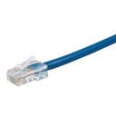 Monoprice ZEROboot Series Cat5e 24AWG UTP Ethernet Network Patch Cable, 50ft BLUE