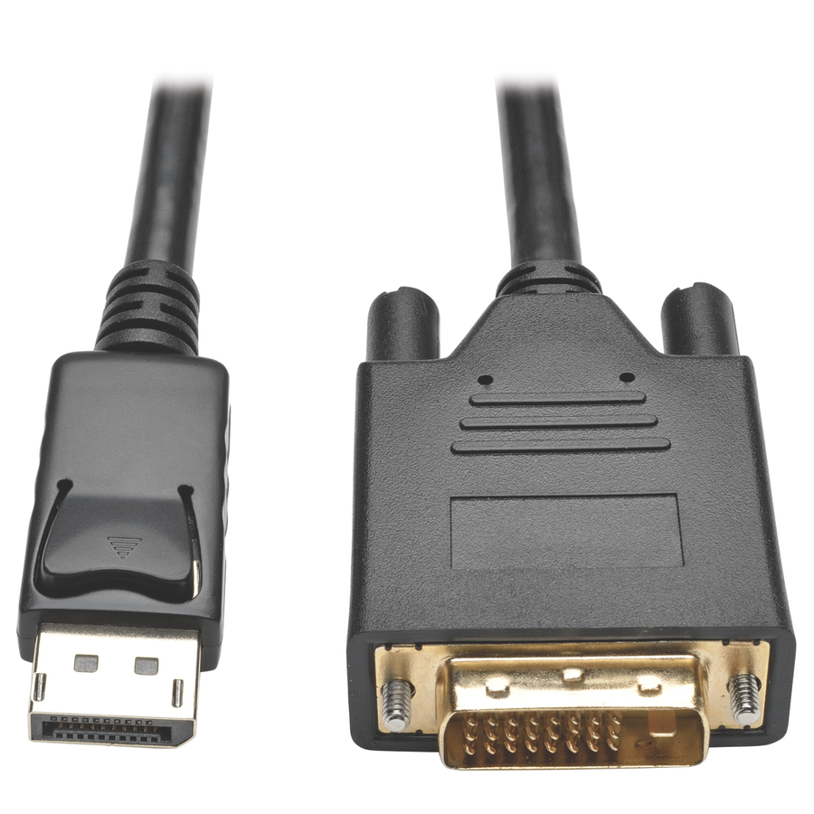Eaton Tripp Lite Series DisplayPort 1.2 to DVI Active Adapter Cable (DP with Latches to DVI-D Dual Link M/M), 6 ft. (1.8 m)