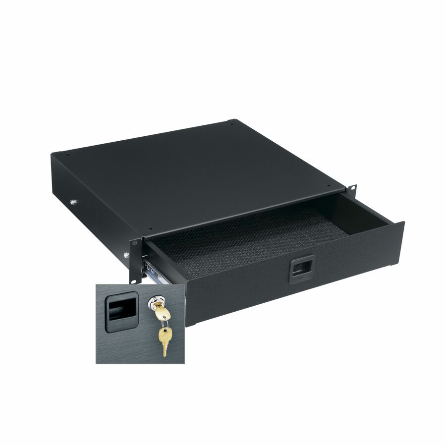 Middle Atlantic Heavy Duty Rack Mounted Drawer - Textured Face with Lock
