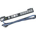 Middle Atlantic Shelf Mount Power Strip - Surge Protection - 8 Outlet, 15A