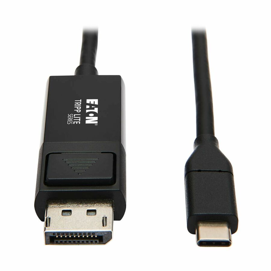 Eaton Tripp Lite Series USB-C to DisplayPort Adapter Cable (M/M), 4K 60 Hz, HDR, Locking DP Connector, 6 ft. (1.8 m)