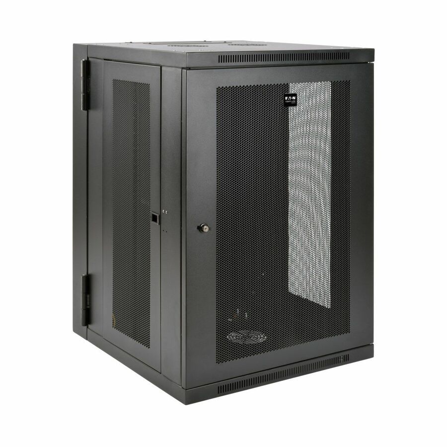 Tripp Lite by Eaton SmartRack 18U UPS-Depth Wall-Mount Half-Height Rack Enclosure Hinged Back