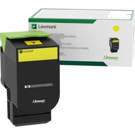 Lexmark Original Standard Yield Laser Toner Cartridge - Yellow - 1 Pack