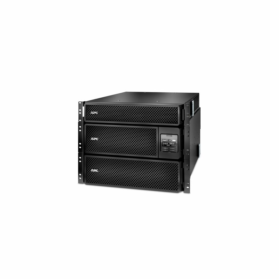 APC Smart-UPS On-Line, 8kVA/8kW, Rackmount 8U, 208V, 12x 5-20R+4x L6-20R+1x L6-30R NEMA, Network Card+SmartSlot, W/transformer 208V to 120V,W/rail kit