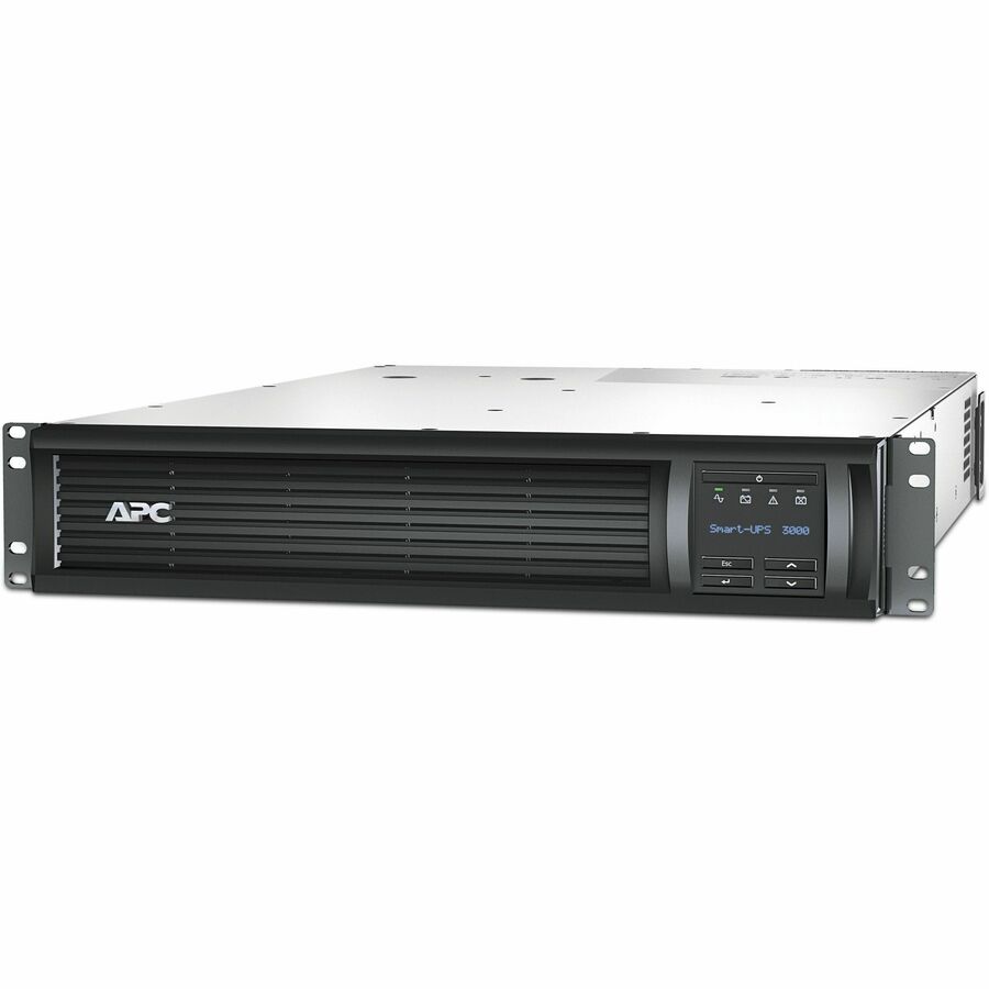 APC Smart-UPS, Line Interactive, 3kVA, Rackmount 2U, 208V, 2x NEMA L6-20R outlets, SmartSlot, AVR, LCD