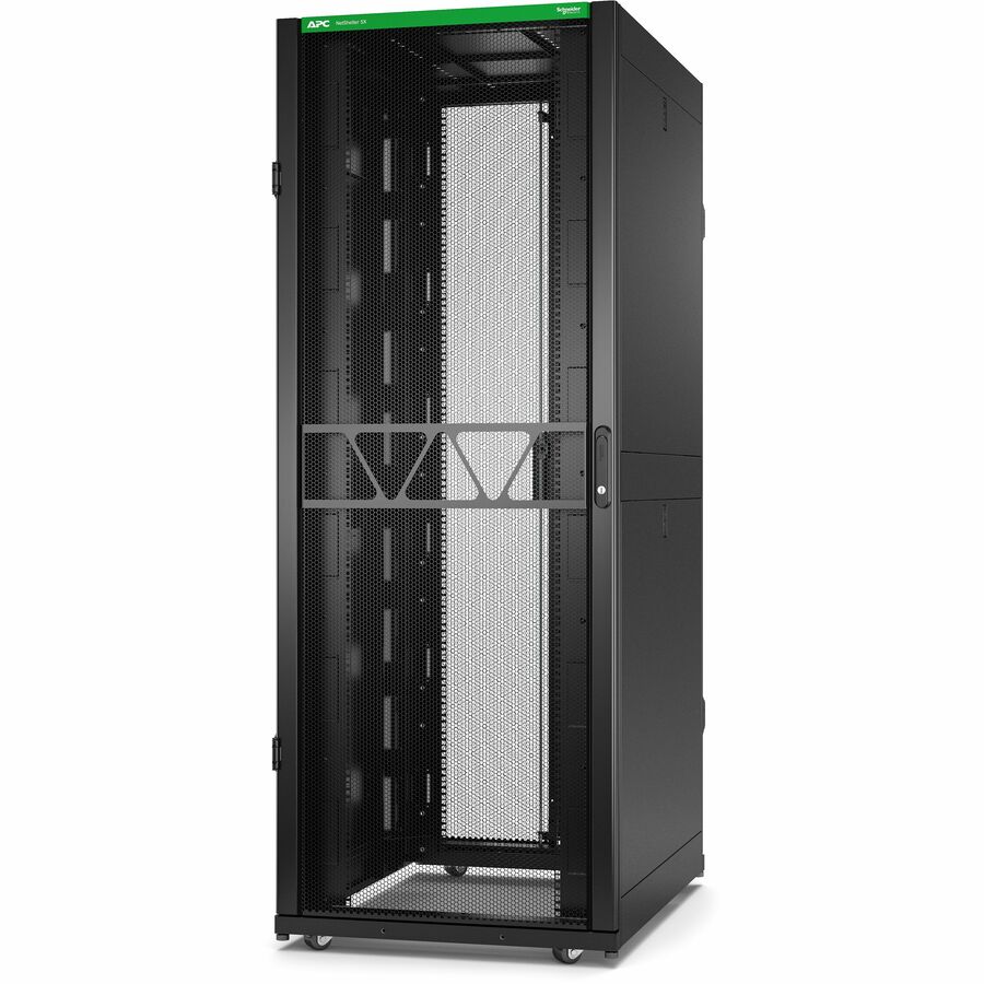 APC NetShelter SX Server Rack Gen 2, 42U, 1991H x 750W x 1070D mm, with Sides, Black [TAA]