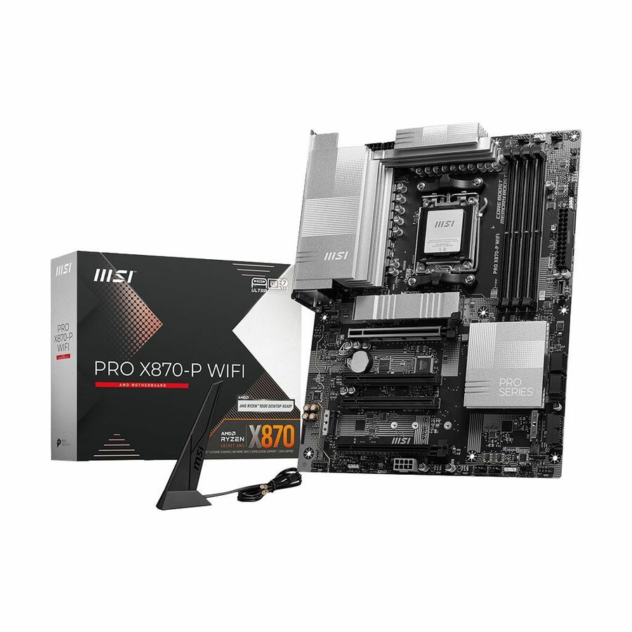 MSI PRO X870E-P WIFI Gaming Desktop Motherboard - AMD X870E Chipset - Socket AM5 - ATX
