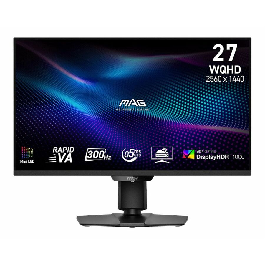 MSI MAG 274QPF X30MV 27" Class WQHD Gaming Mini LED Monitor - 16:9 - Black