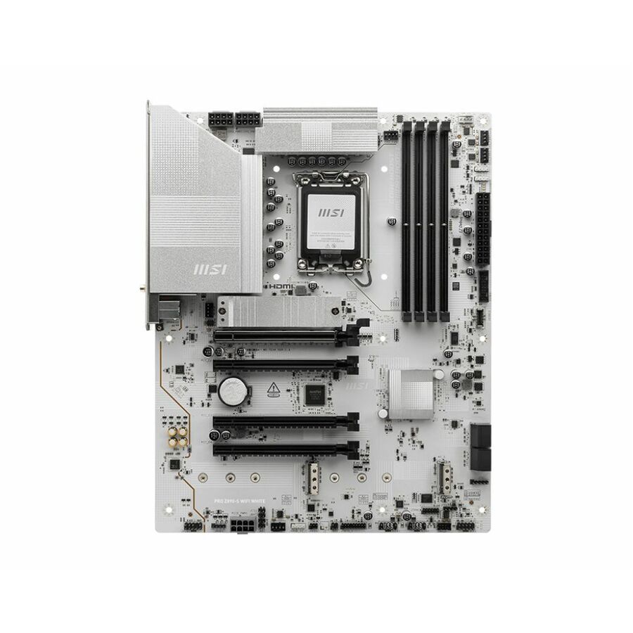 MSI Z890-S WIFI WHITE Gaming Desktop Motherboard - Intel Z890 Chipset - Socket LGA-1851 - ATX
