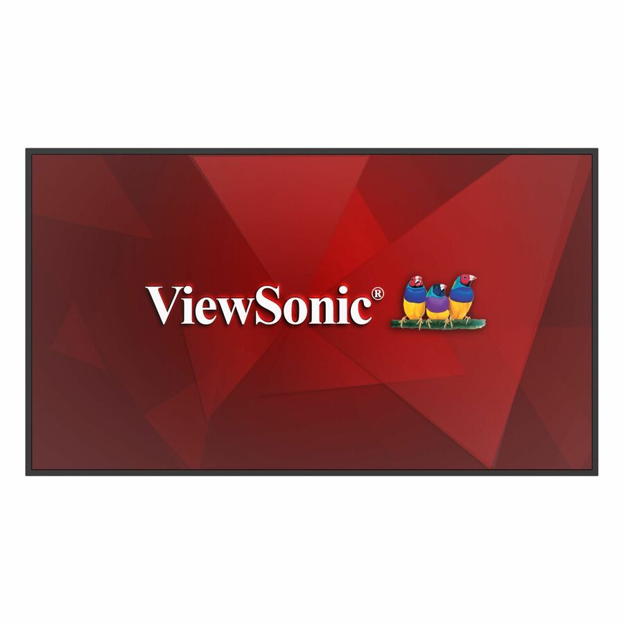 ViewSonic CDE4314 43 Inch 4K UHD Commercial Display with Android 14, 350-nit Brightness, RS232, RJ45, WiFi/BT Slot, USB-C, and HDMI Inputs