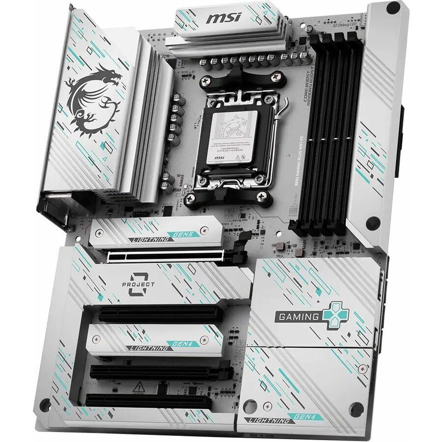 MSI B850 GAMING PLUS WIFI PZ Gaming Desktop Motherboard - AMD B850 Chipset - Socket AM5 - ATX