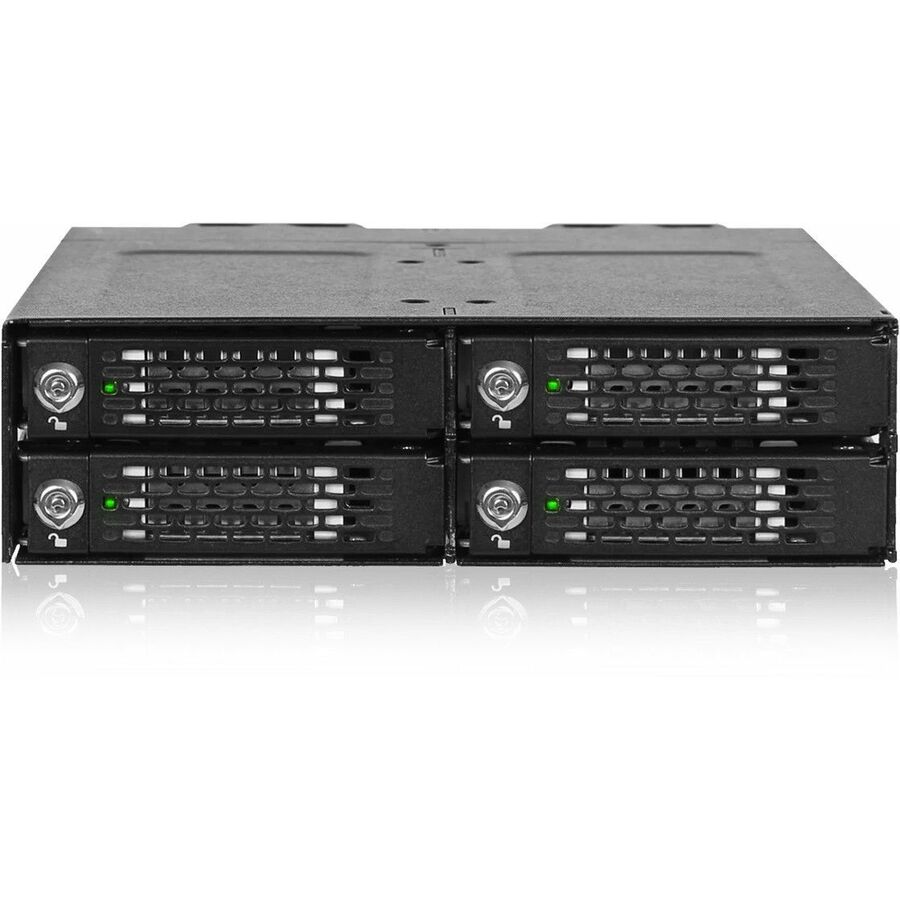 Icy Dock ToughArmor MB720MK-B V3 Drive Enclosure for 5.25" M.2, PCI Express NVMe 4.0 x4 - SFF-8612 OCuLink Host Interface Internal - Black