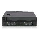 Icy Dock ToughArmor MB602SPO-B Drive Enclosure for 5.25" - Serial ATA/300 Host Interface Internal - Black