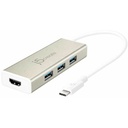 j5create USB-C 3.1 3-Port USB 3.0 Hub & 4K HDMI