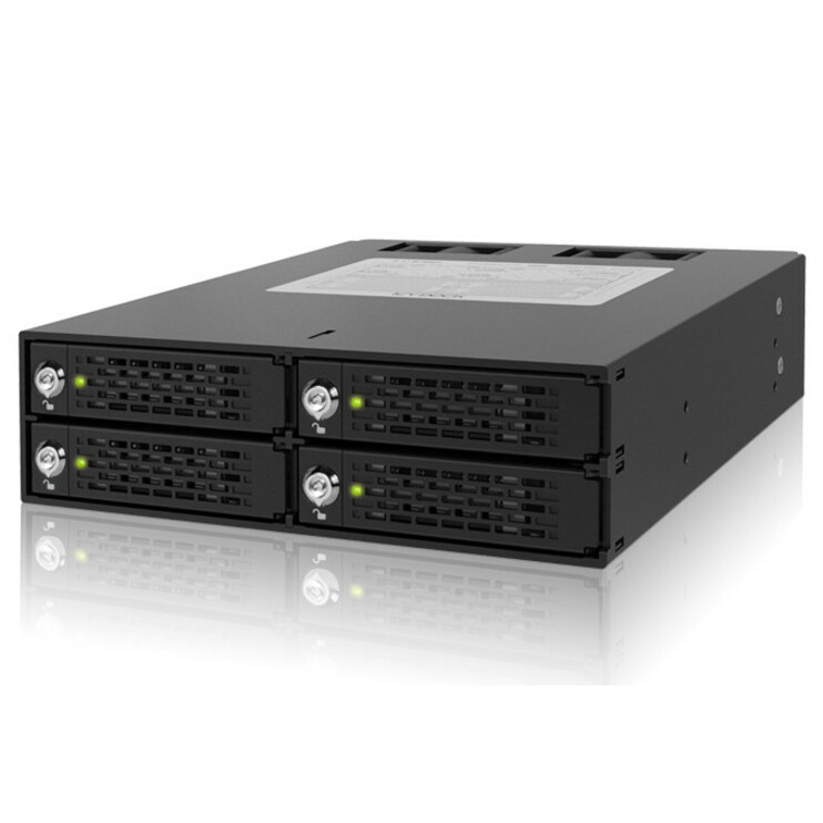 Icy Dock ToughArmor MB994SK-1B Drive Enclosure for 5.25" Internal - Matte Black