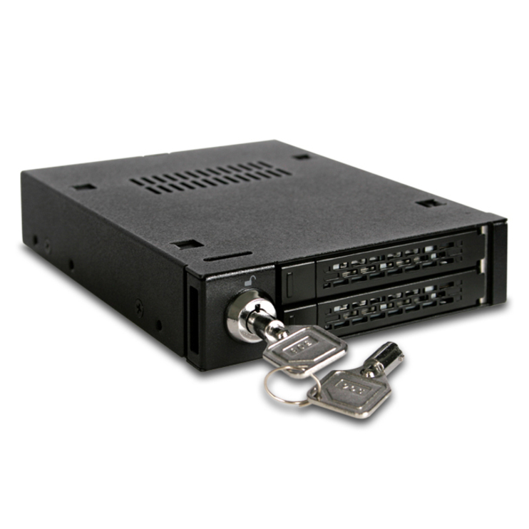 Icy Dock MB992SK-B Drive Bay Adapter Internal - Matte Black